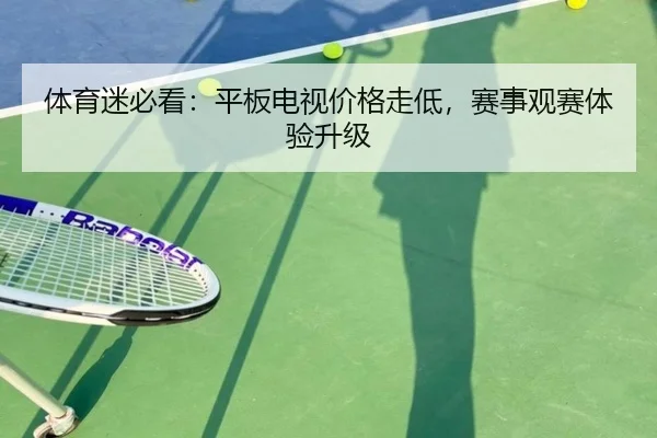 体育迷必看：平板电视价格走低，赛事观赛体验升级